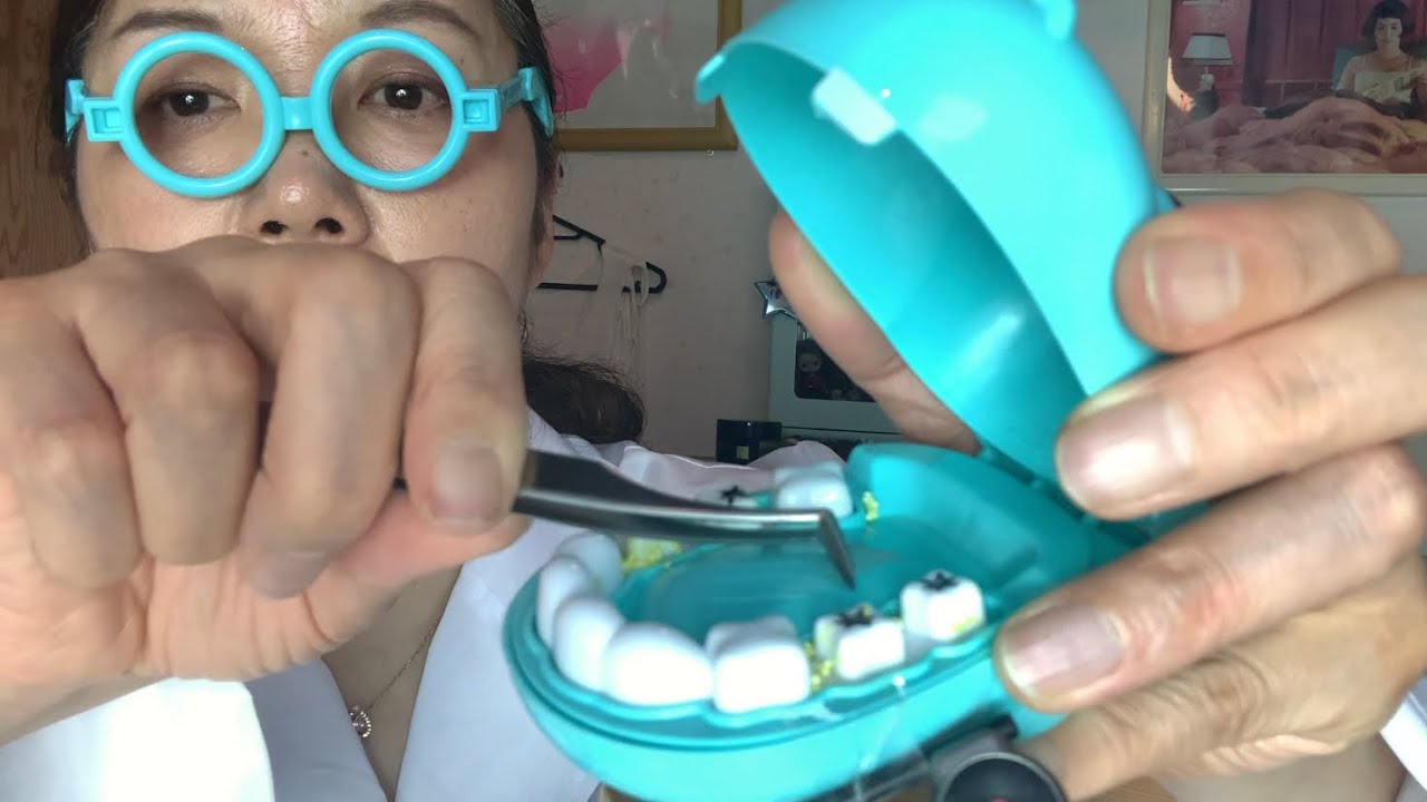 【ASMR】歯医者さんロールプレイ👩🏻‍⚕️🦷患者さんは、カバ子さん^_^Dentist Role Play