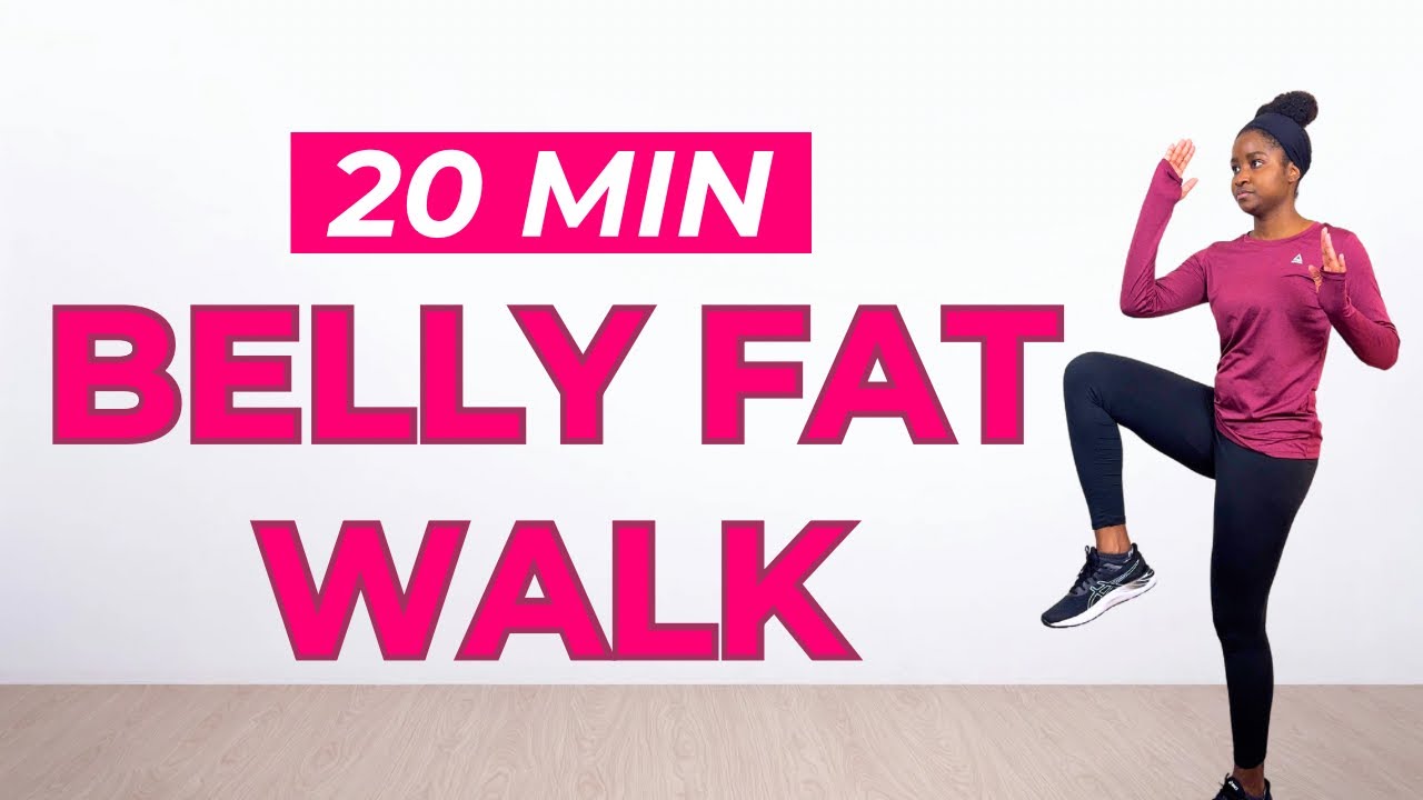 20 MIN BELLY FAT WALK | Lose Fat Walking | Low Impact | Weight Loss ...