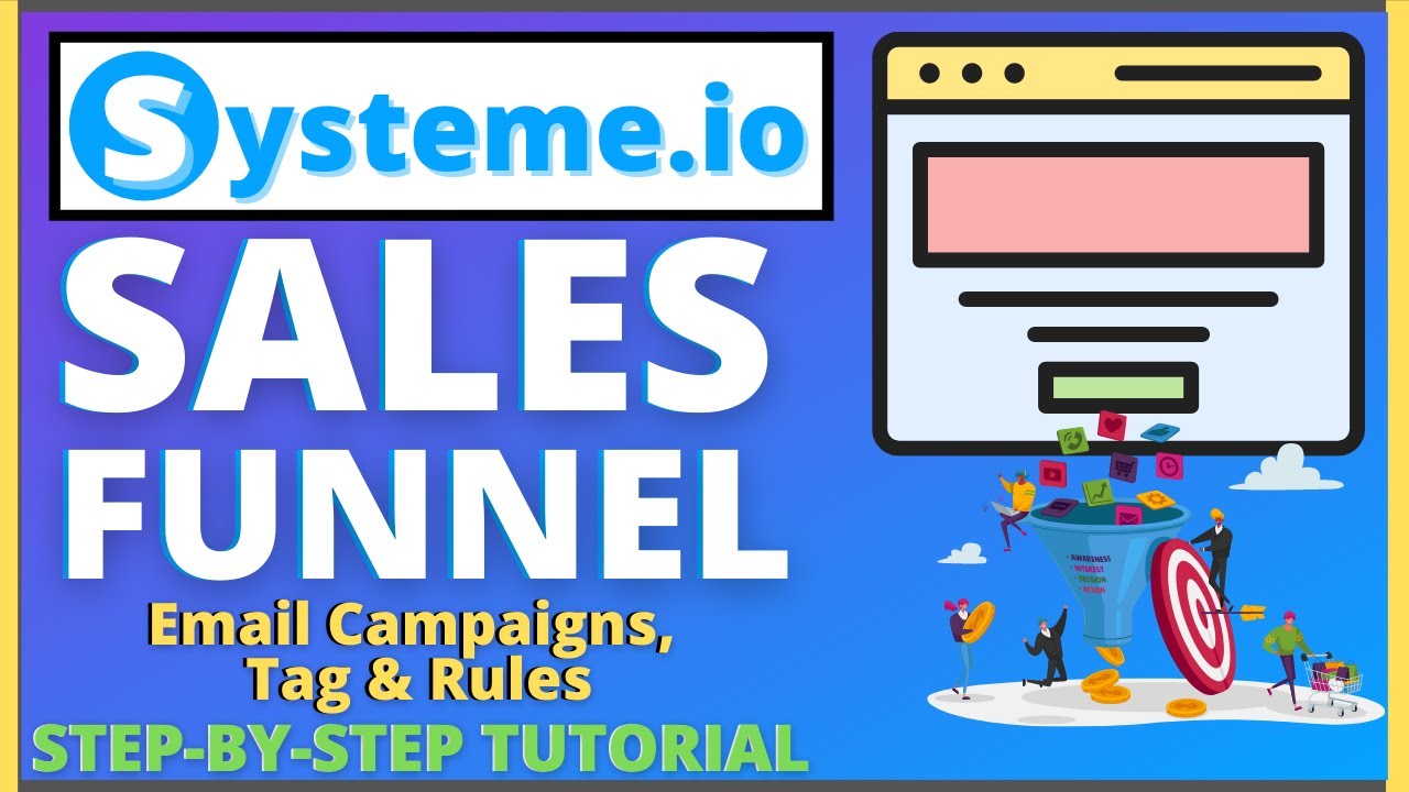 How to Create a Sales Funnel & Email Marketing - Systeme.io Tutorial ...