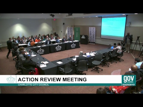 City Council Action Review Meeting : March 25, 2019