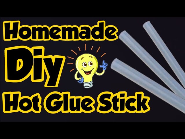 DIY homemade colour glue sticks 