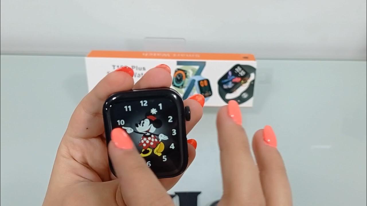 Unboxing Smartwatch T100 Plus Serie 7 Funciones YouTube