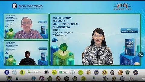 Kuliah Umum Kebijakan Makroprudensial di Indonesia