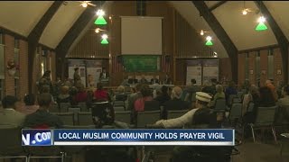 Local Muslim community holds prayer vigil