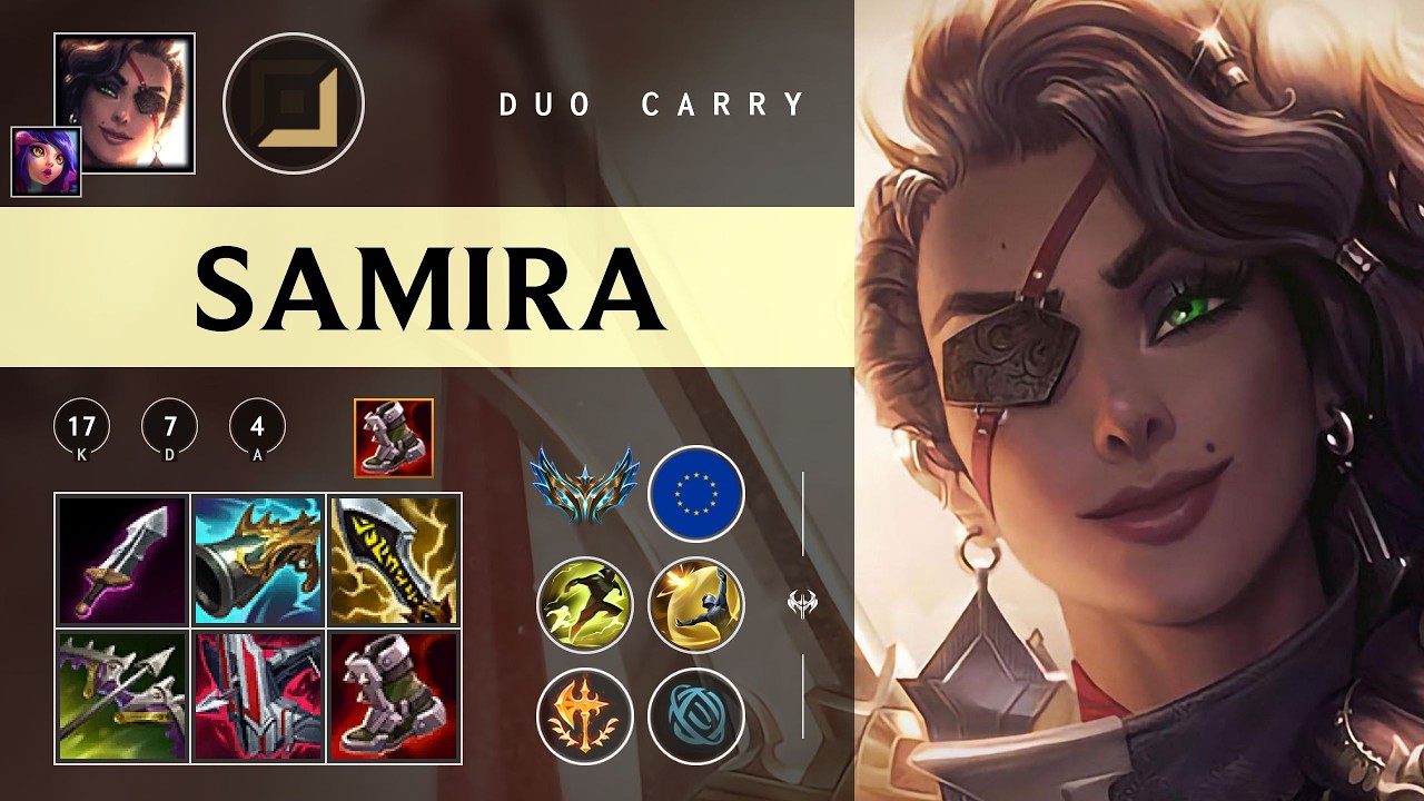 Samira ADC vs Sivir - EUW Challenger Patch 26.03
