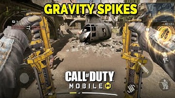 *NEW* GRAVITY SPIKES OPERATOR SKILL Gameplay Call of Duty Mobile
