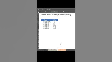Date To Number #byebyebye  #excel #excelformula #advancedexceltutorial #windows #excelacademy #ms