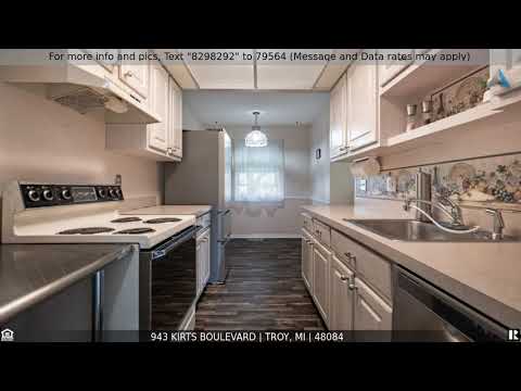 943 KIRTS Boulevard, Troy, MI home video tour
