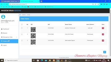 ✨ 𝐃𝐞𝐦𝐨 𝐀𝐩𝐥𝐢𝐤𝐚𝐬𝐢 𝐀𝐛𝐬𝐞𝐧𝐬𝐢 𝐒𝐢𝐬𝐰𝐚 – 𝐋𝐚𝐫𝐚𝐯𝐞𝐥 8 + 𝐐𝐑 𝐂𝐨𝐝𝐞 ✨