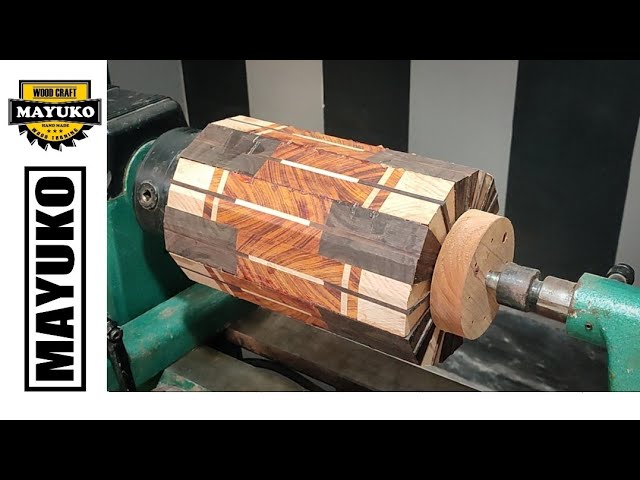 Grandpa Dennis Woodturning resin and apple - YouTube