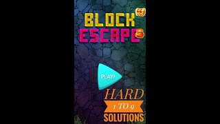 1 to 9 Solved | Hard Levels | Golden Block Escape | Solutions screenshot 5