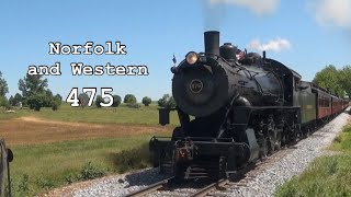 Norfolk & Western 475 Steam Train on Strasburg Rail Road