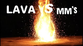 EXPERIMENT Lava vs candy M&M's