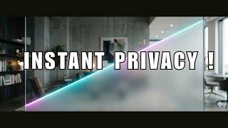 How Smart Glass Works  (Physics Explained )