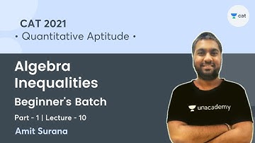 Algebra L10 l Inequalities - 1 l Beginner