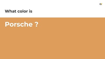 Porsche color #df9d5b hex color - Orange color - Cool color df9d5b