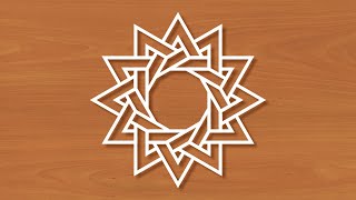 Star | Decoration | Pattern design | Corel DRAW tutorials | 099