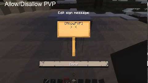 MyChunk Allow or Disallow PVP