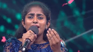 Kannalane Song Singing Performance Vijay Tv Super Singer Junior 8 Ssj8 Trinita Super Singer