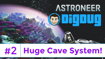 Astroneer :Ep 2: Huge Underground Cave!: Let