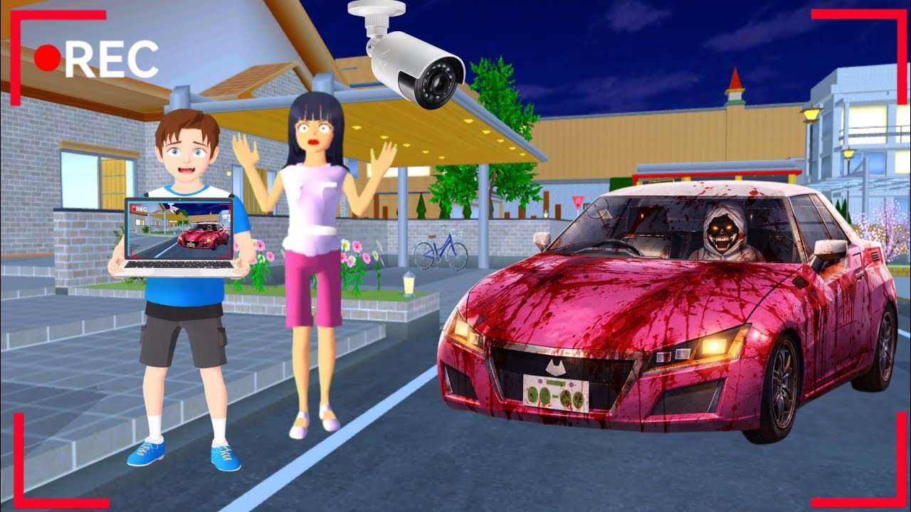 YUTA MIO panik‼️ CCTV rekam MOBIL PINK YUTA BERDARAH ‼️ HANTU HITAM mengerikan di depan🏠