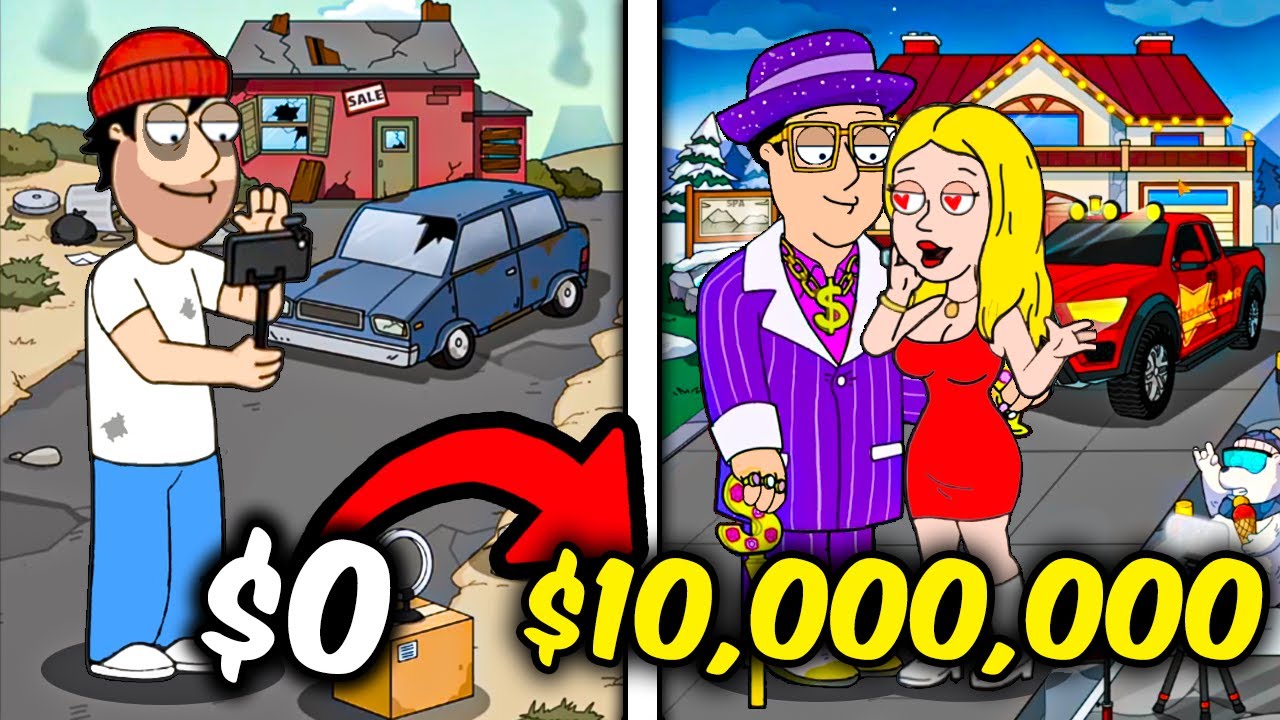 Paso de POBRE a MILLONARIO siendo YOUTUBER