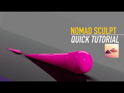 Nomad Sculpt Quick Tutorial: Rounded Tube Tool