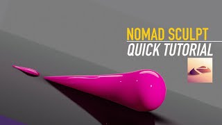 Nomad Sculpt Quick Tutorial: Rounded Tube Tool