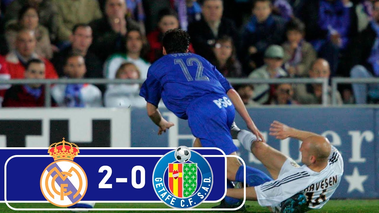 Resumen Real Madrid 2-0 Getafe CF LaLiga 2004/05 - YouTube