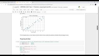 The Sparks Foundation Internship | Task 1 - Prediction using Supervised ML | GRIPDEC2021