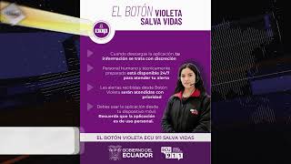 ECU 911 LANZA "BOTÓN VIOLETA"
