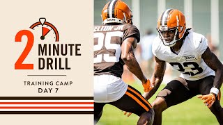 2 Minute Drill: Training Camp 2022 Day 7 | 2 Minute Drill