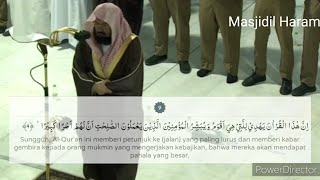 Shalat Shubuh Di Masjidil Haram, Imam Sheikh Abdul Rahman As Sudais. Minggu, 12 April 2020
