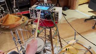 Drums&Modular CrUnChY breakbeat #drumming #drums #eurorack #modularsynth