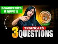 🤯3 GUARANTEED QUESTIONS OUT || TRIANGLES || Class 10 Maths || Shikha Ma'am🔥