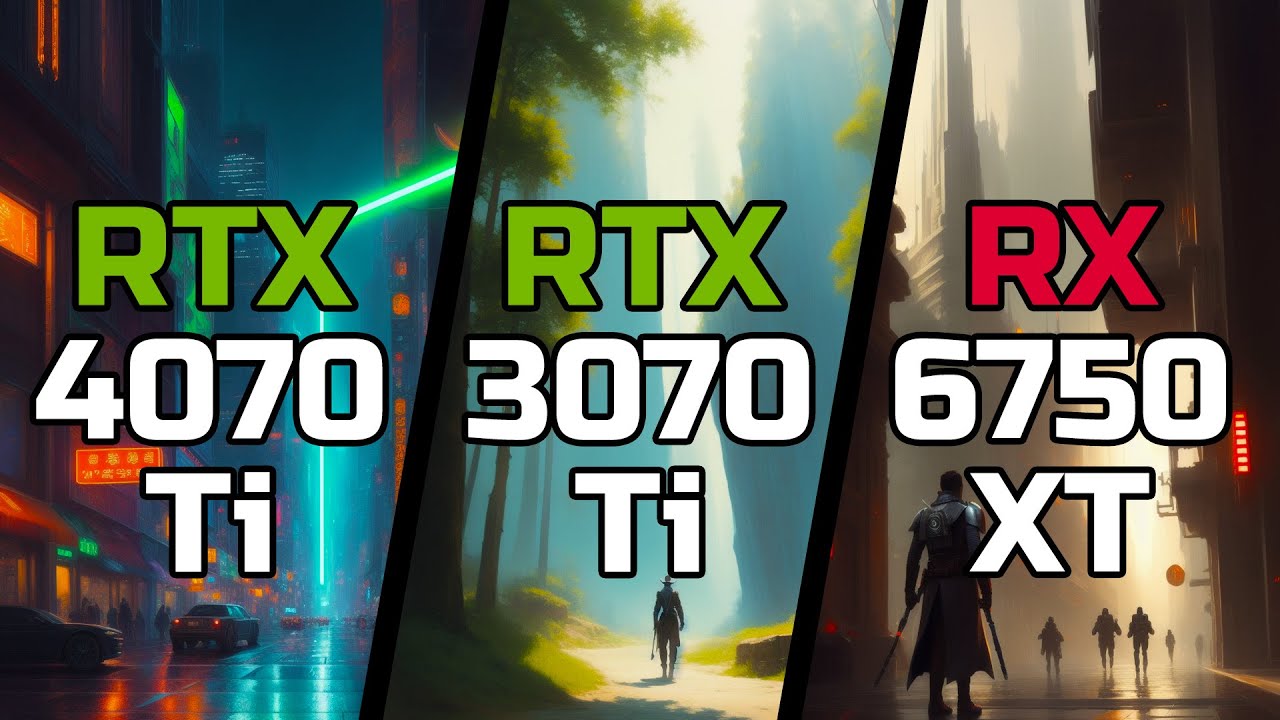RTX 4070 Ti vs RTX 3070 Ti vs RX 6750 XT - Test in 12 Games - YouTube