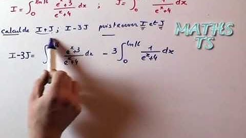 INTEGRALE et exponentielle en terminale S.