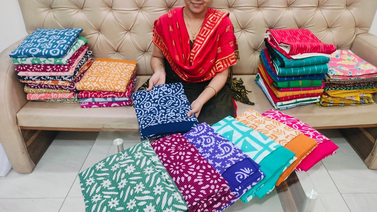 🌹9246780131🌹Pure cotton batic dress materials with free shipping 💐🙏🛍️🎉