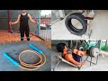 Top 4 Ideas Homemade For Gym And Exercise How To Make Hula Hoop/Jum Rope/Six Pack Care Exercise/Le