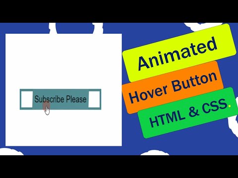 Awesome Hover Effect on Buttons Using HTML & CSS | HTML and CSS Animated Button using Hover Effect