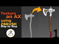 🎨 Poly Painting in ZBrush | Cavity Masks &amp; Painterly Textures for a Battle-Ready Ax [Part 1/2]