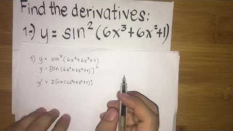 Chain Rule for Derivatives of Functions (Part 2)