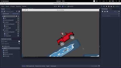 2D Car in 1 minute like HILL CLIMB RACING| Godot Game Engine