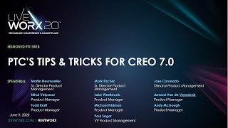 PTC's Tips & Tricks for Creo 7.0 (LiveWorx 2020 Session)