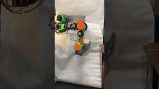 HOPEJr open-source robot leg bend and raise.