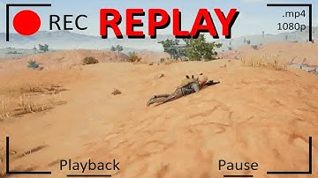 Guide :: Player Unknowns Battlegrounds PUBG Replay Tutorial :: Test Server 1.0 PC Xbox Release