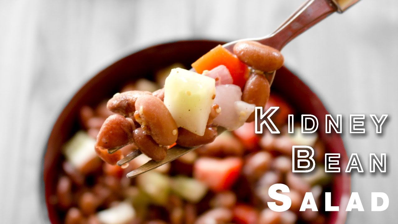 Kidney Bean Salad with Vinaigrette Dressing How to make Kidney Bean