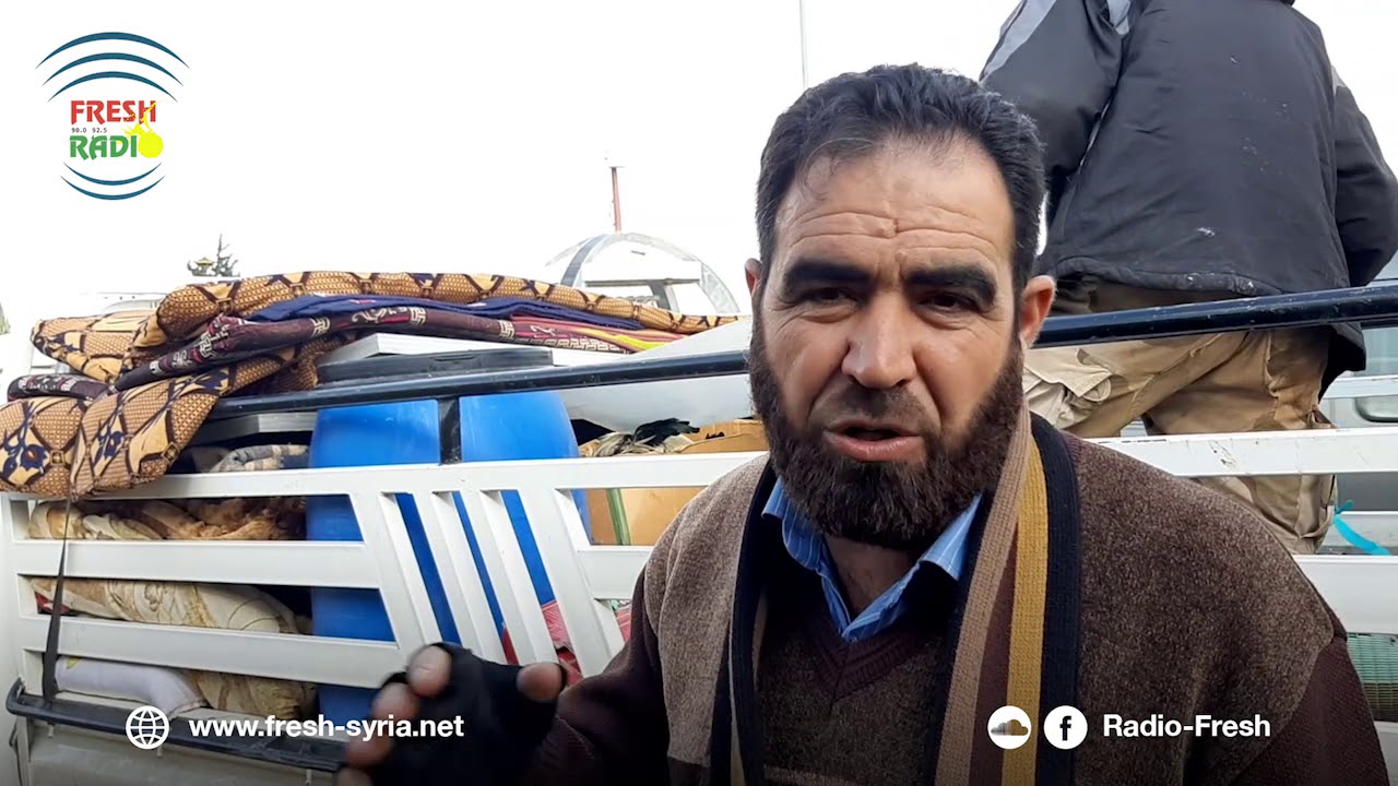 آلاف العائلات تنزح من جبل الزاوية وريف معرة النعمان باتجاه الشمال السوري.