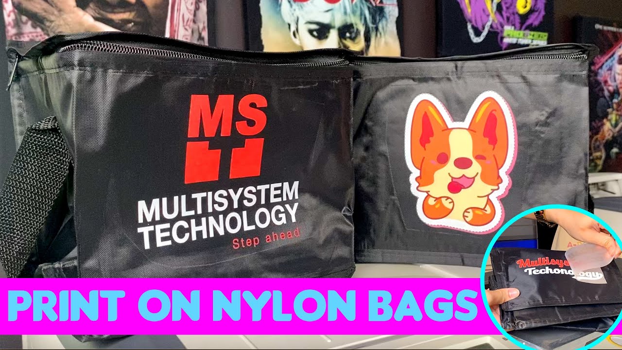 Personalize Nylon box / bag by OKI PRO8432WT YouTube