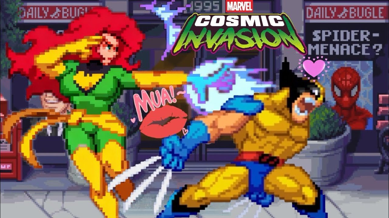 MARVEL Cosmic Invasion - Arcade Hard No Death - Phoenix Jean Grey